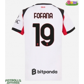 AC Milan Youssouf Fofana #19 Bortatröja Kvinnor 2025-26 Kortärmad